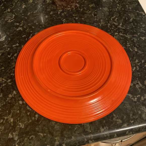 Fiesta Orange 11.5”Grill Plate - Picture 2 of 3